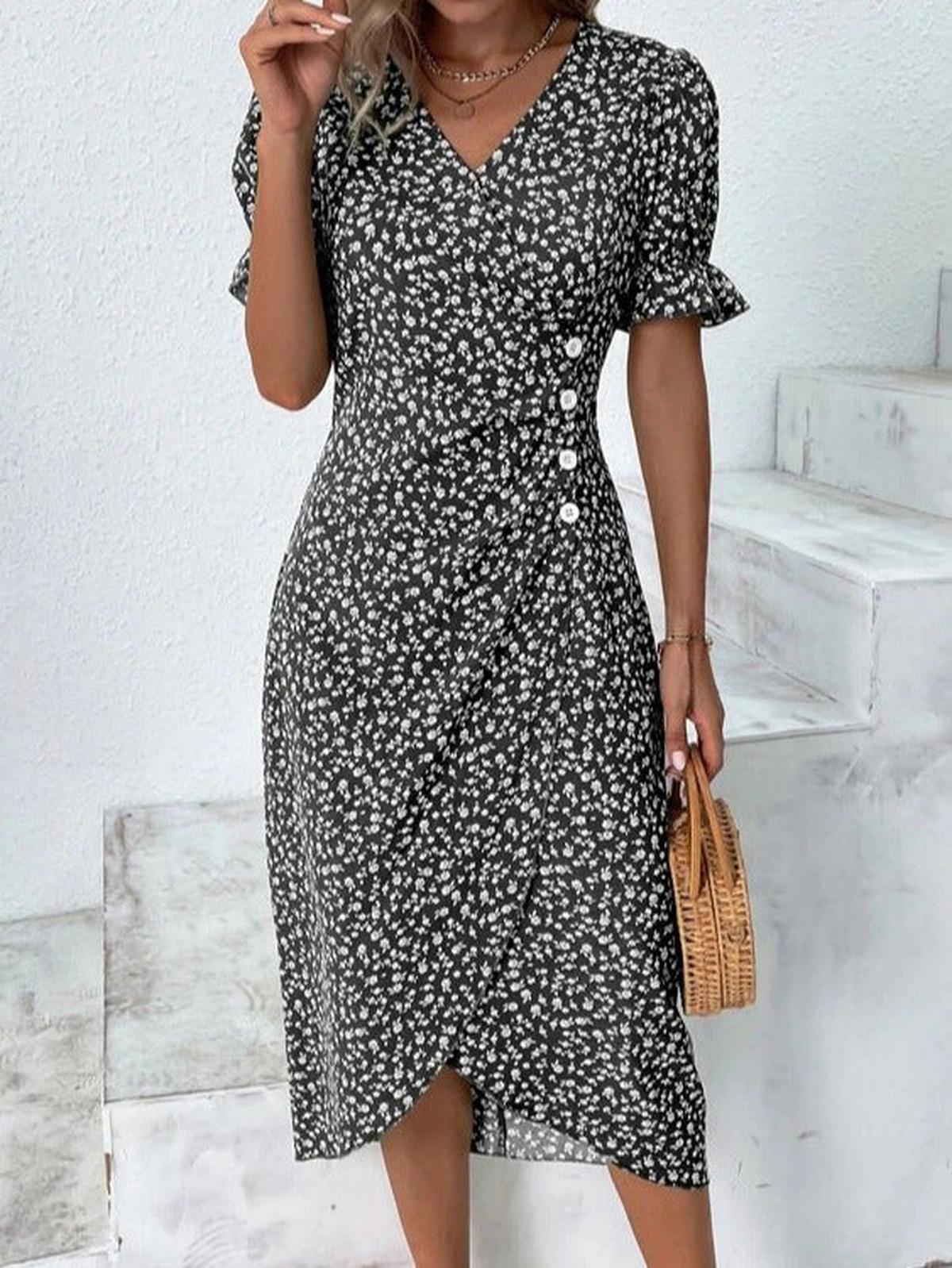 Women&#39;s Knee-Length Summer Dress