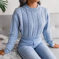 Women&#39;s Knit Sweater Elegant Warm Pullover