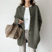 Women&#39;s Knitted Button Cardigan Sweater