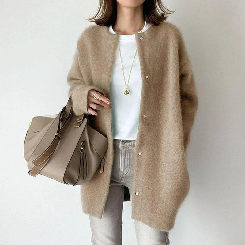 Women&#39;s Knitted Button Cardigan Sweater