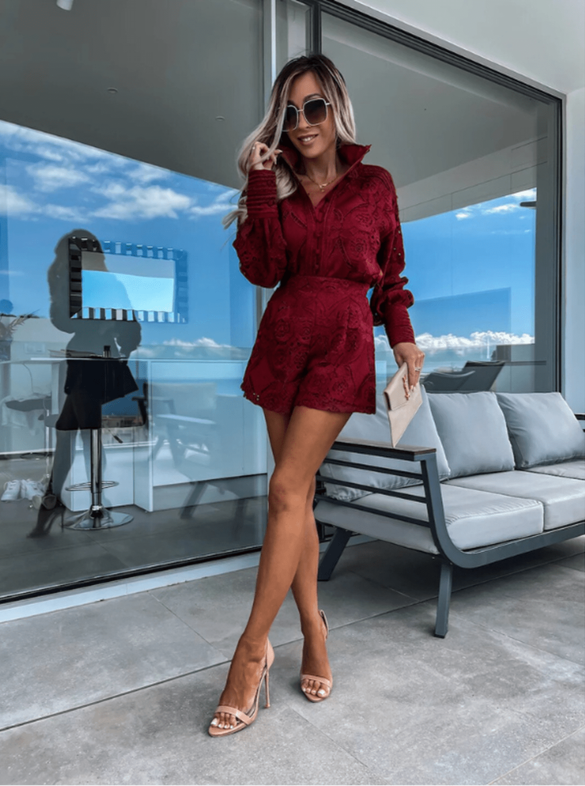 Wine red / XL