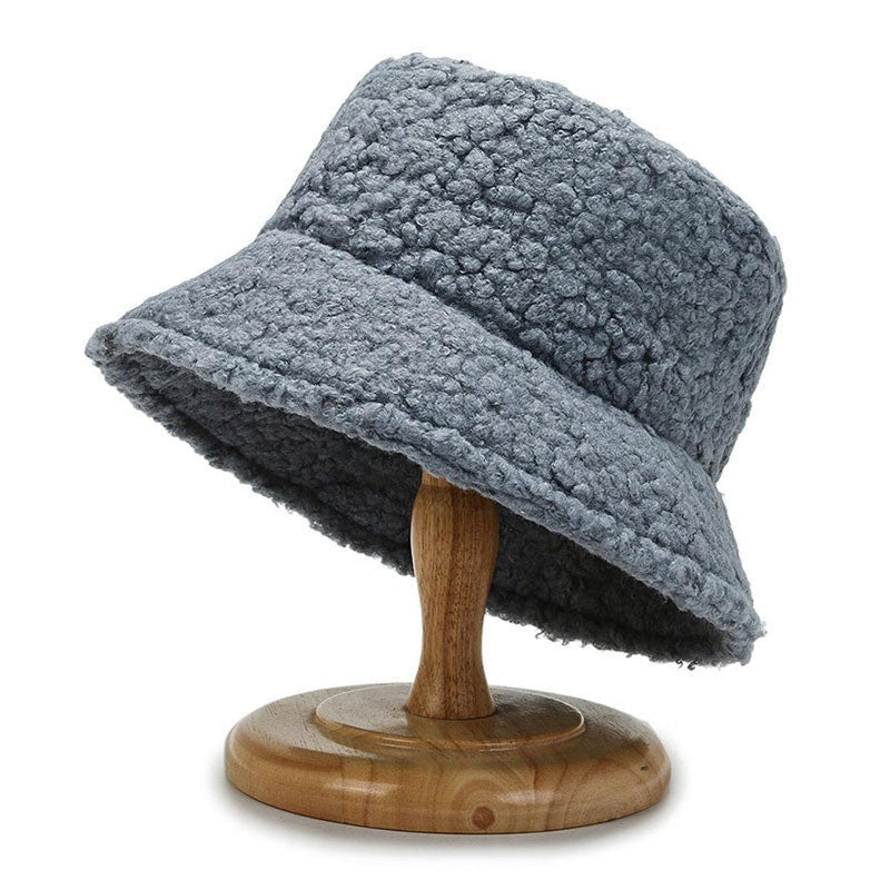 Women&#39;s Lambswool Bucket Hat - Warm Outdoor Panama Hat