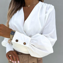 Women&#39;s Lantern Sleeve Blouse Spring 2025 Collection