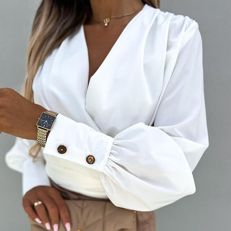 Women&#39;s Lantern Sleeve Blouse Spring 2025 Collection