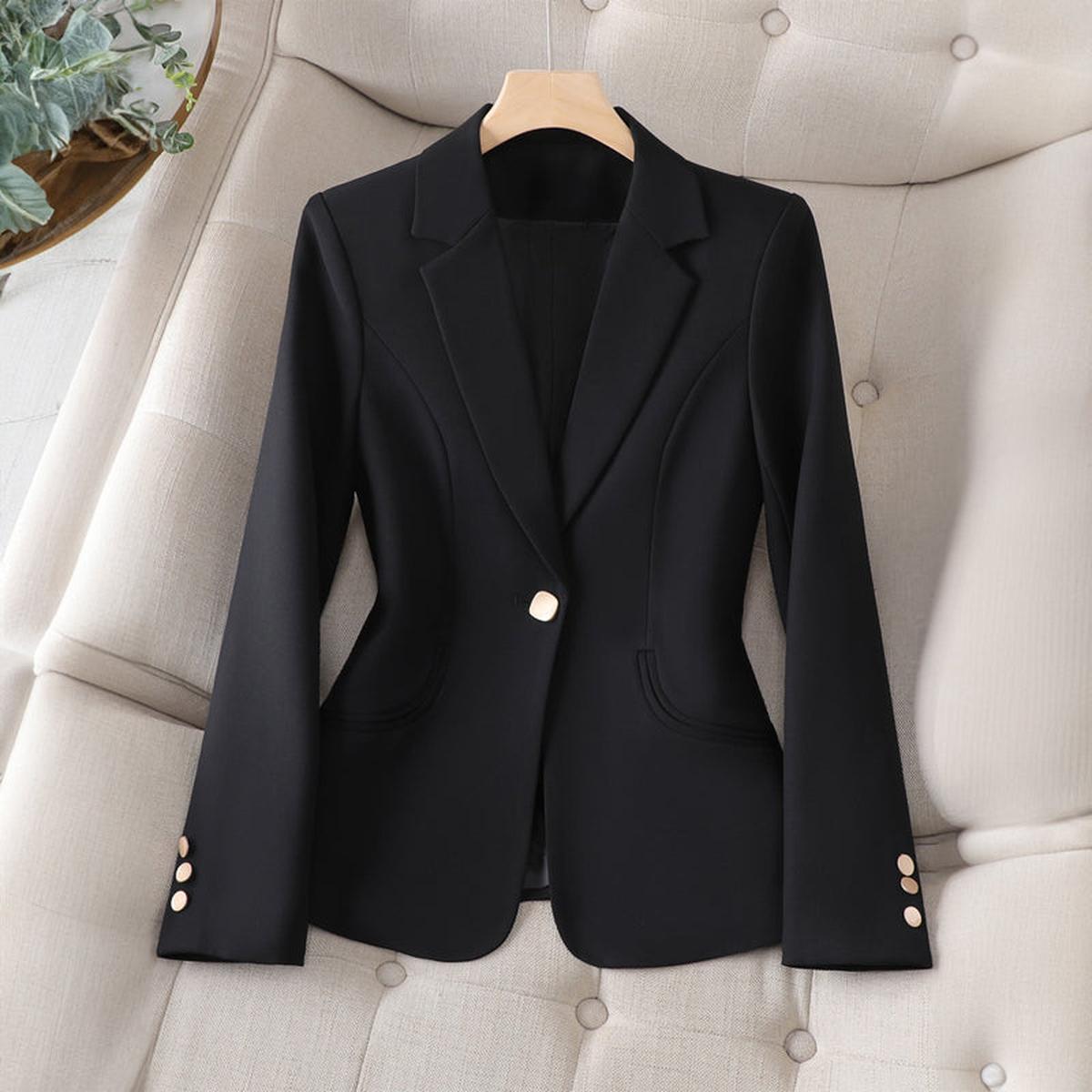 Women&#39;s Lapel Collar Slim Fit Blazer