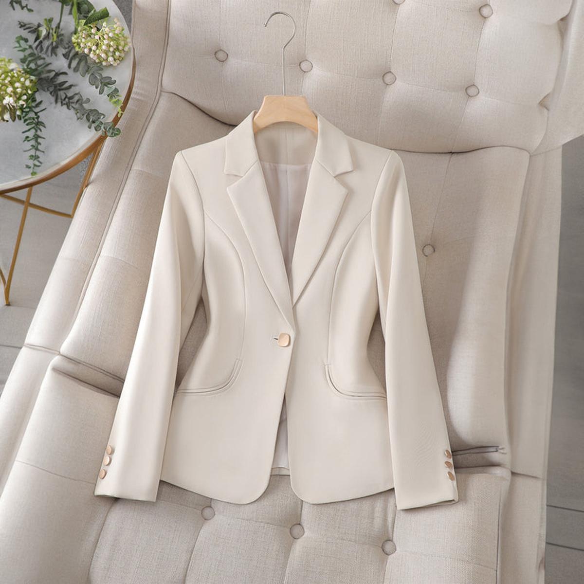 Women&#39;s Lapel Collar Slim Fit Blazer