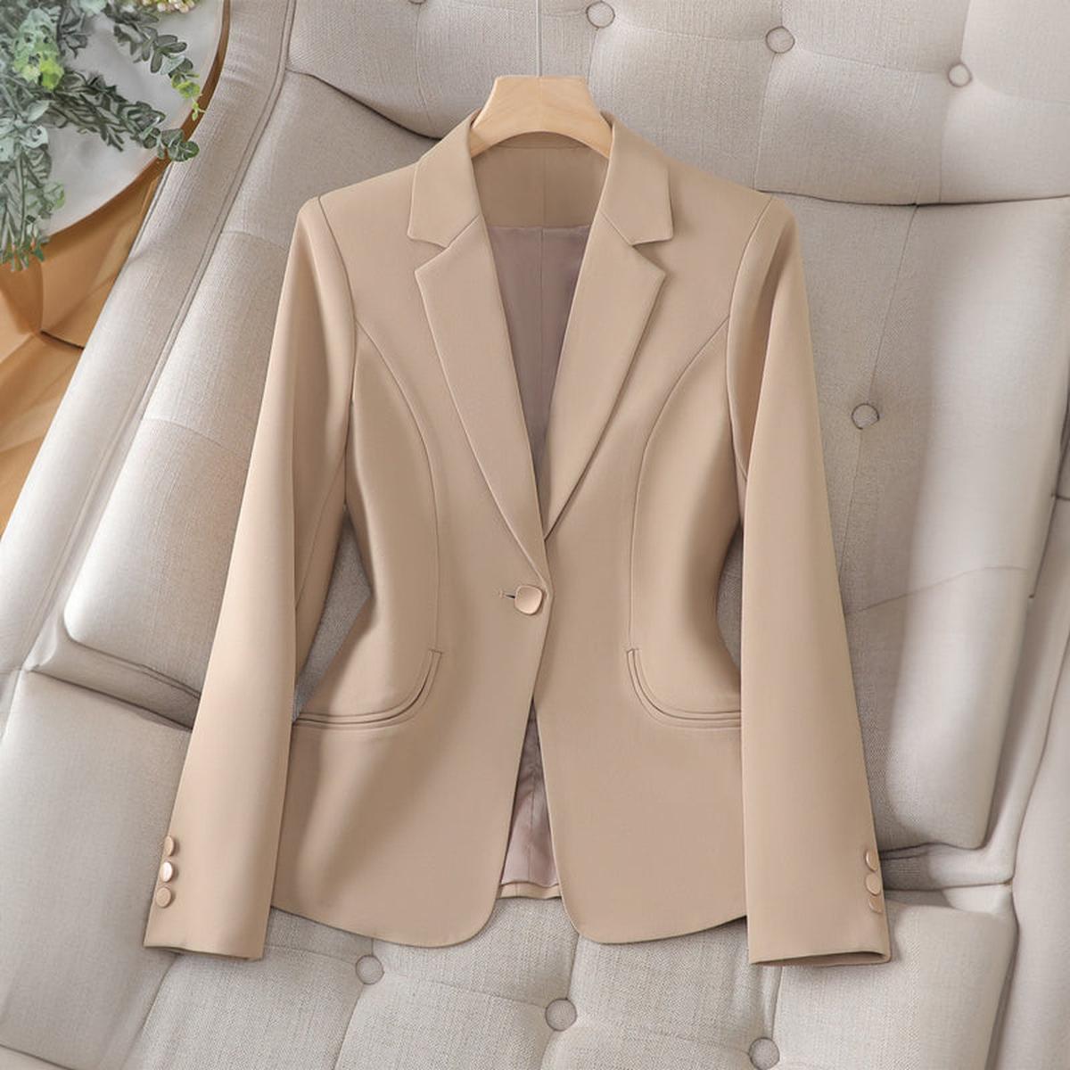 Women&#39;s Lapel Collar Slim Fit Blazer