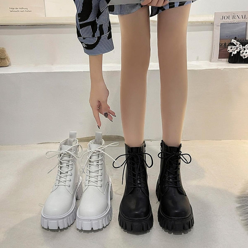 Women&#39;s Leather Ankle Boots
