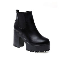 Women&#39;s Leather Ankle Boots With Side Zipper
