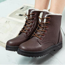 Women&#39;s Leather-Lined Fashion Boots