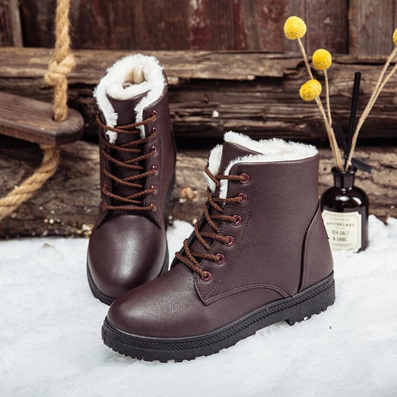 Women&#39;s Leather-Lined Fashion Boots