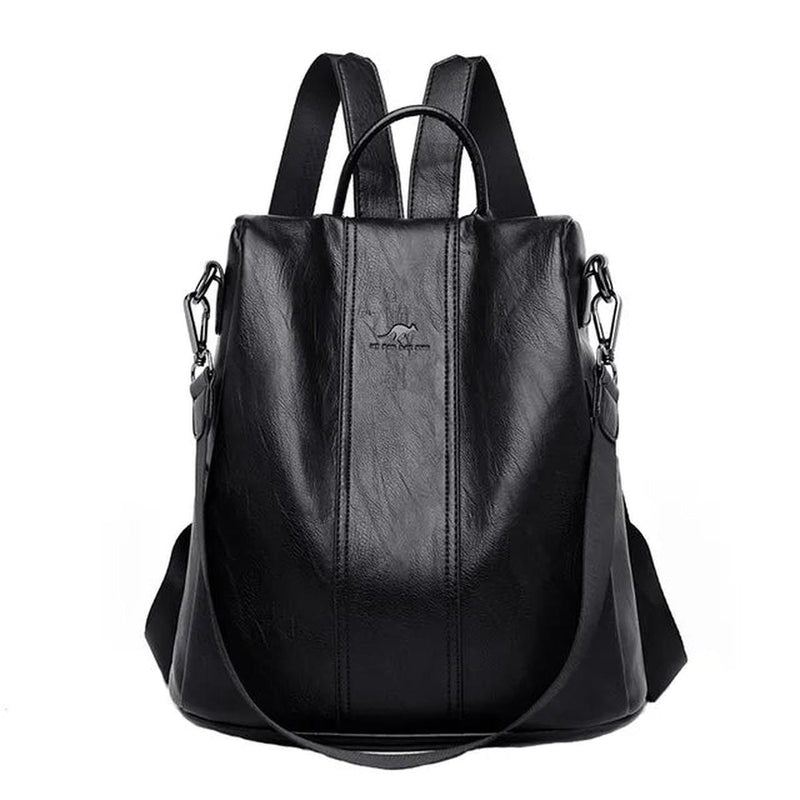 Women&#39;s Leather Rucksack With Durable PU Leather And Soft Straps