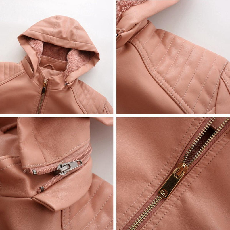 Women&#39;s Lightweight Detachable Hooded Jacket