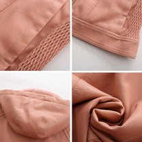 Women&#39;s Lightweight Detachable Hooded Jacket