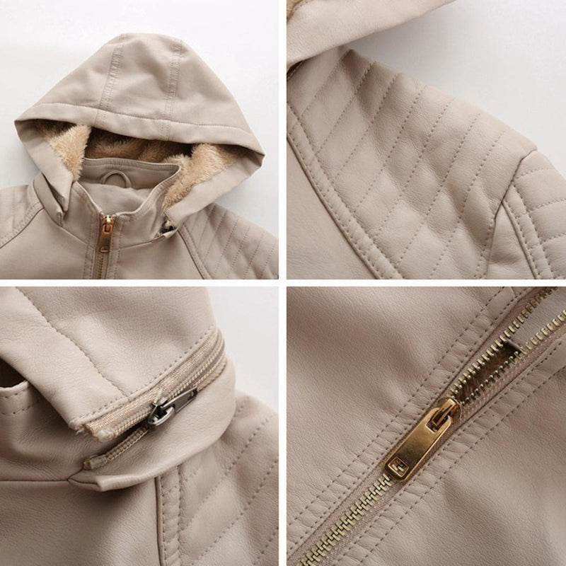 Women&#39;s Lightweight Detachable Hooded Jacket