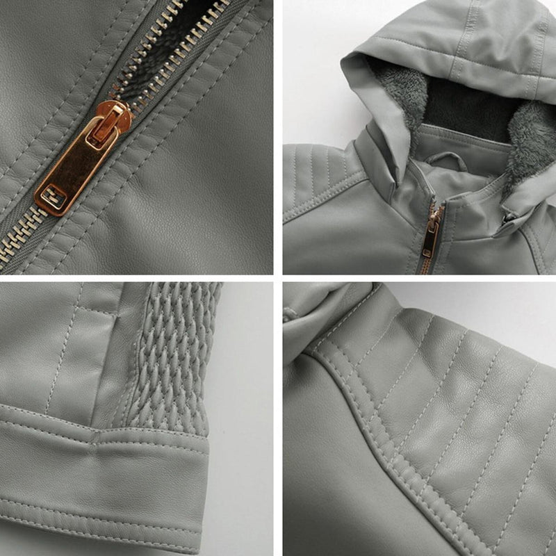 Women&#39;s Lightweight Detachable Hooded Jacket