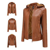 Women&#39;s Lightweight Detachable Hooded Jacket