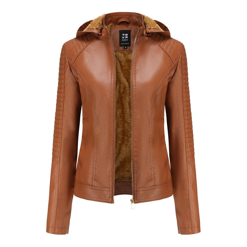Women&#39;s Lightweight Detachable Hooded Jacket