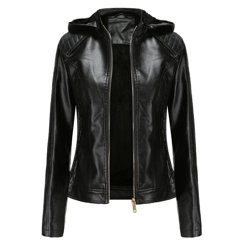 Women&#39;s Lightweight Detachable Hooded Jacket