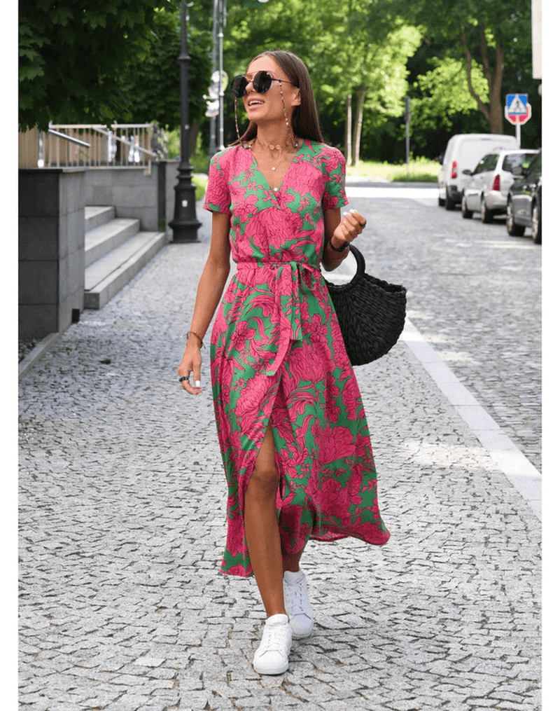 Women&#39;s Lightweight Floral Summer Dress