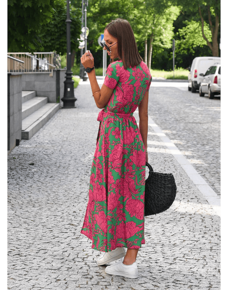 Women&#39;s Lightweight Floral Summer Dress