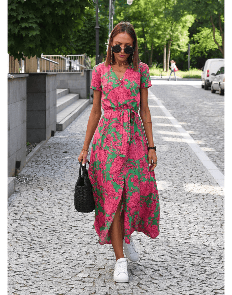 Women&#39;s Lightweight Floral Summer Dress
