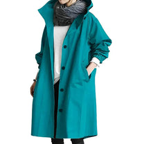 Women&#39;s Lightweight Hooded Waterproof Windbreaker Jacket