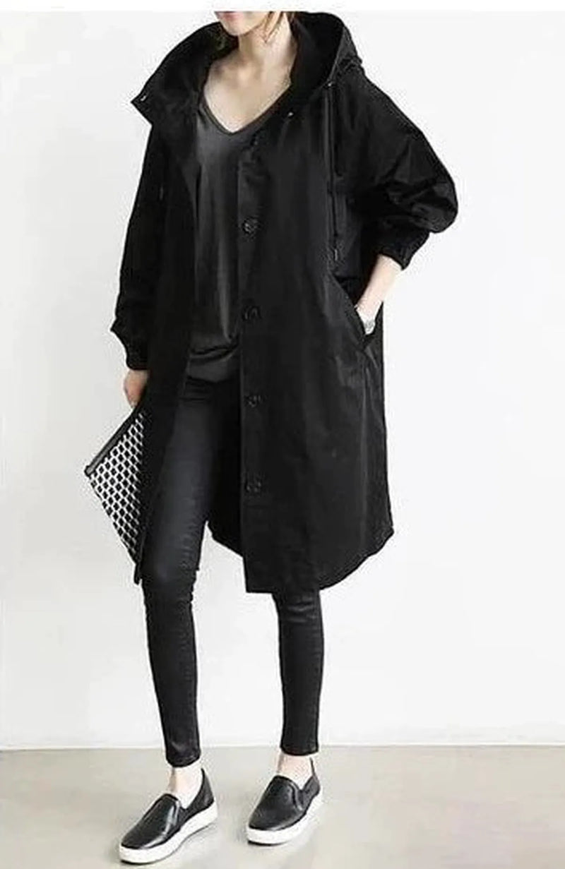Women&#39;s Lightweight Hooded Waterproof Windbreaker Jacket