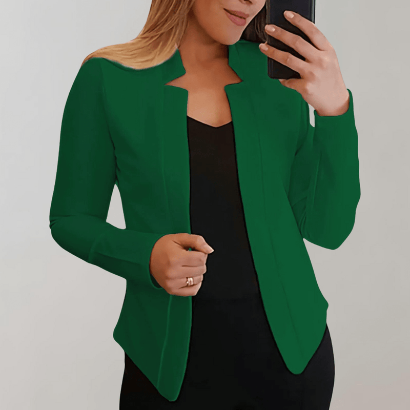 Women&#39;s Lightweight Lapel Collar Blazer