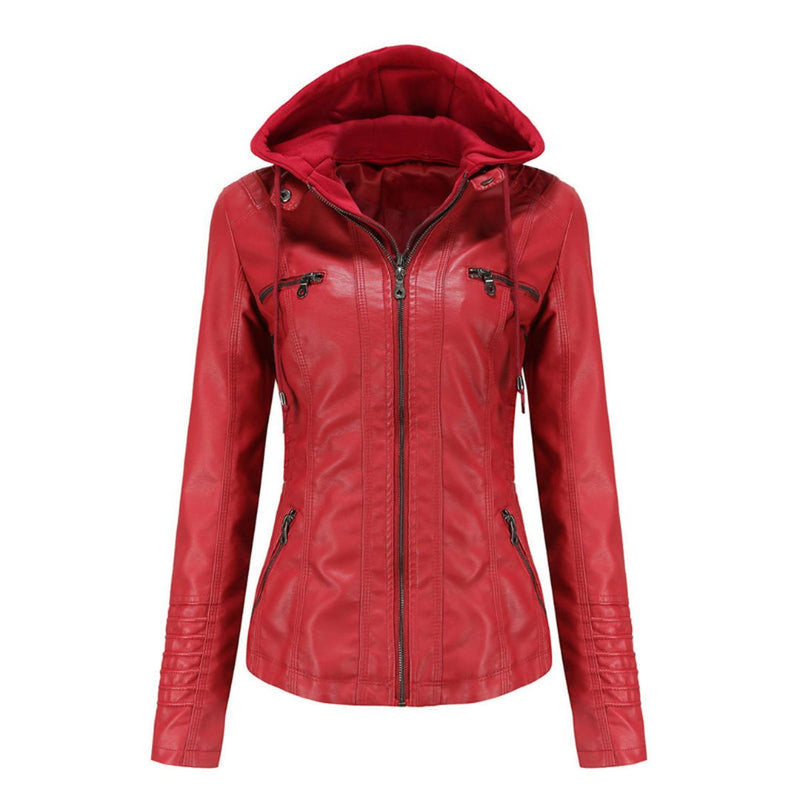 Women&#39;s Lightweight Leather Summer Jacket
