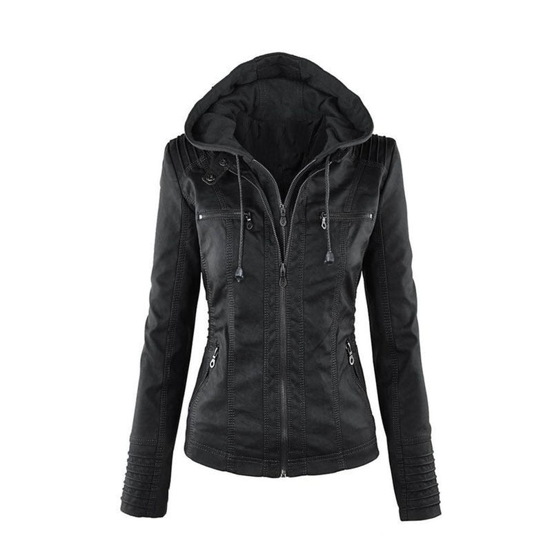 Women&#39;s Lightweight Leather Summer Jacket
