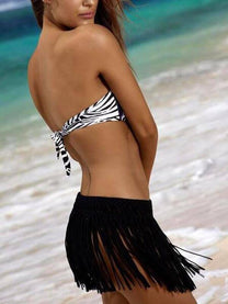 Women&#39;s Lightweight Summer Skirt With Elastic Waistband