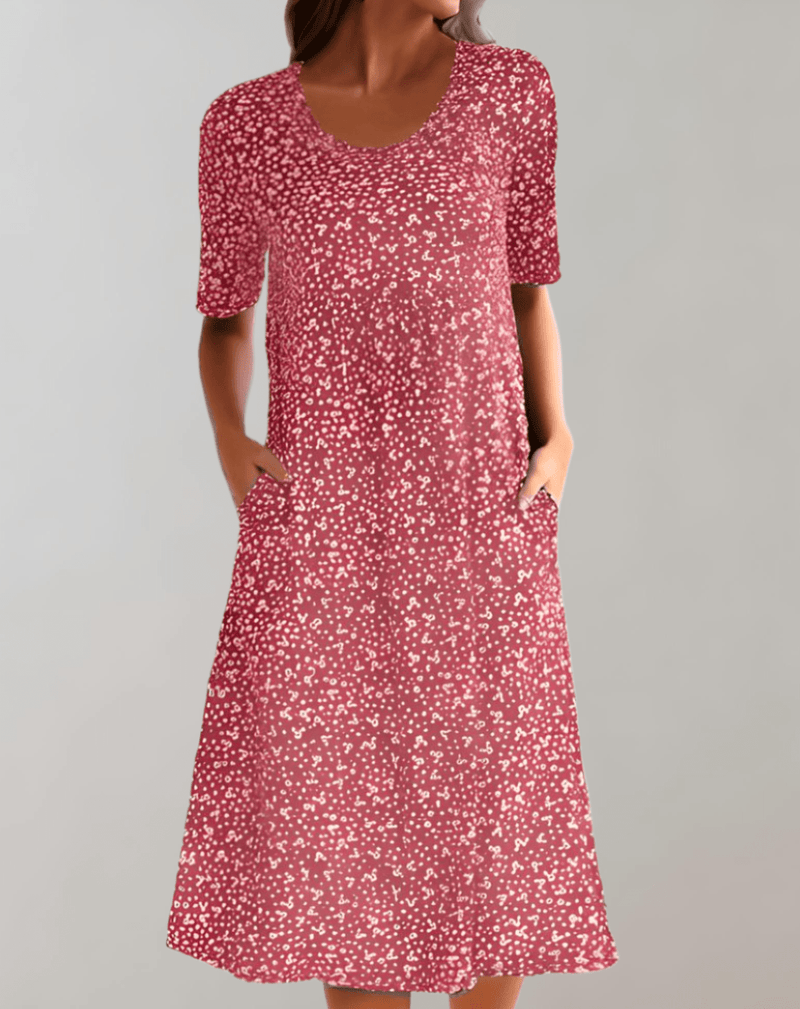 Women&#39;s Lightweight V-Neck Sleeveless Summer Dress