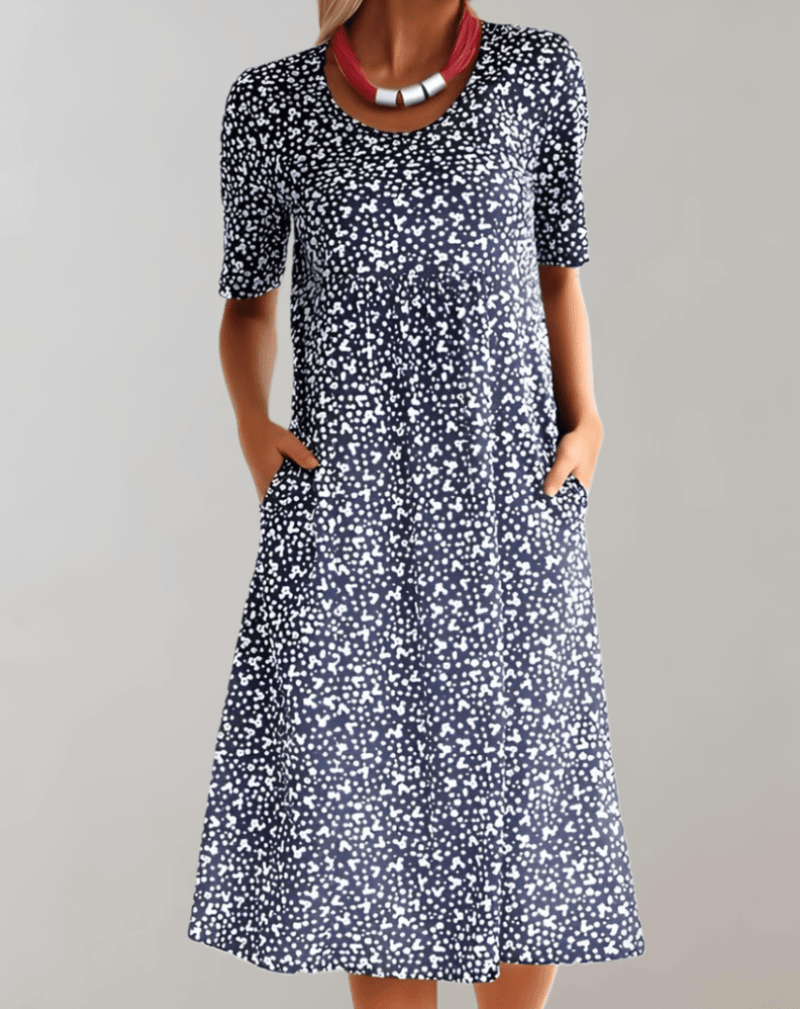 Women&#39;s Lightweight V-Neck Sleeveless Summer Dress