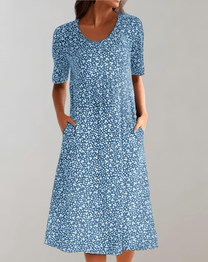 Women&#39;s Lightweight V-Neck Sleeveless Summer Dress