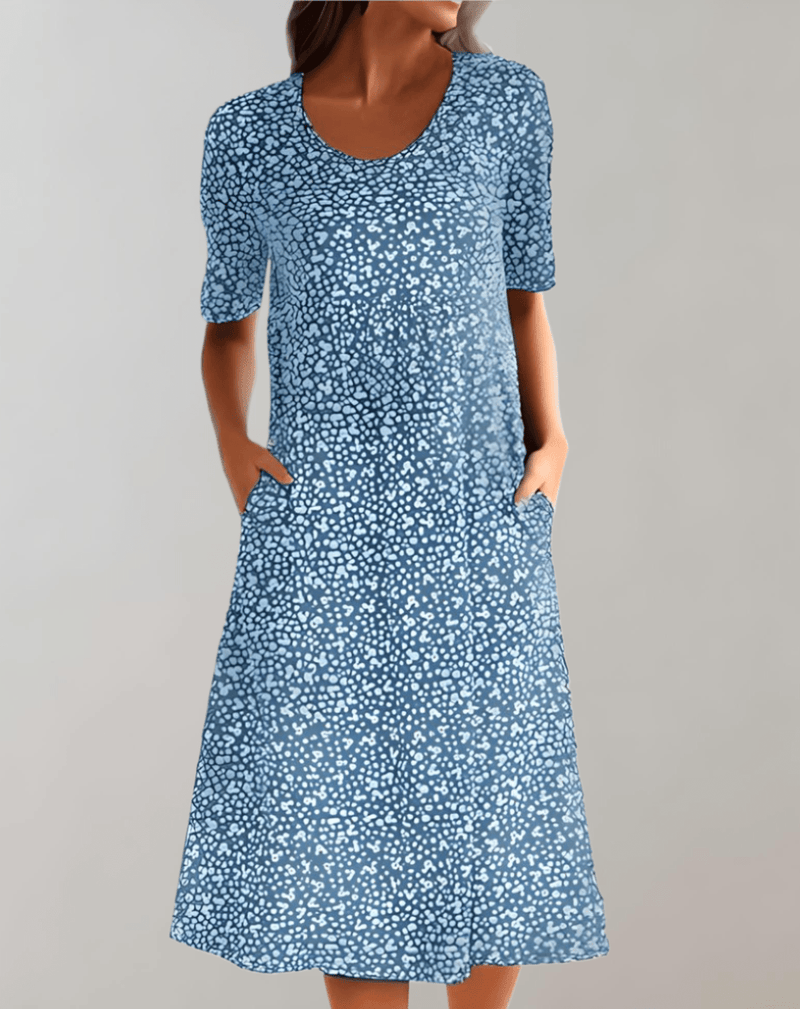 Women&#39;s Lightweight V-Neck Sleeveless Summer Dress