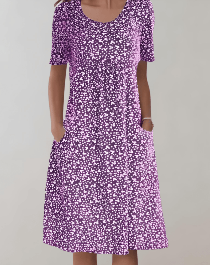 Women&#39;s Lightweight V-Neck Sleeveless Summer Dress