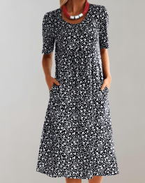 Women&#39;s Lightweight V-Neck Sleeveless Summer Dress