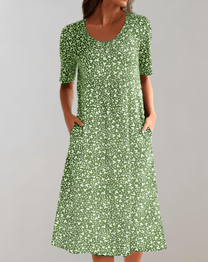 Women&#39;s Lightweight V-Neck Sleeveless Summer Dress