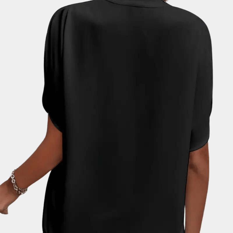 Women&#39;s Lightweight Viscose V-Neck Blouse