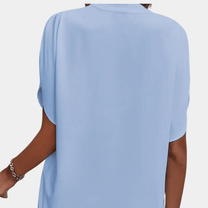 Women&#39;s Lightweight Viscose V-Neck Blouse