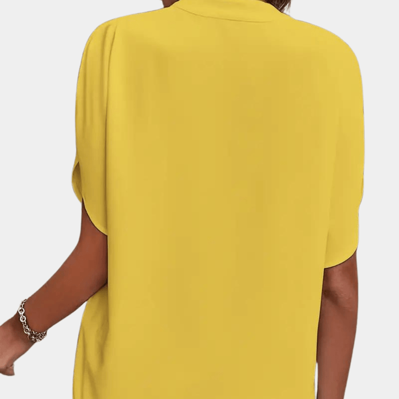 Women&#39;s Lightweight Viscose V-Neck Blouse