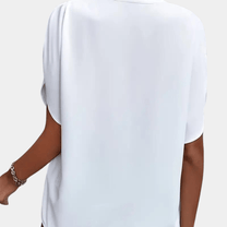 Women&#39;s Lightweight Viscose V-Neck Blouse