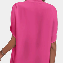 Women&#39;s Lightweight Viscose V-Neck Blouse