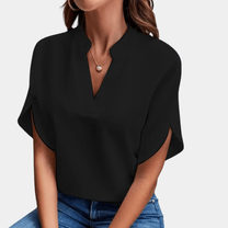Women&#39;s Lightweight Viscose V-Neck Blouse