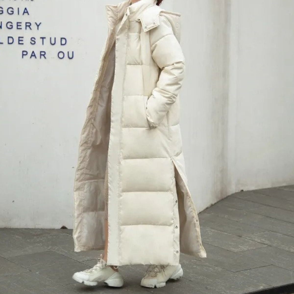 Women&#39;s Long Quilted Winter Coat