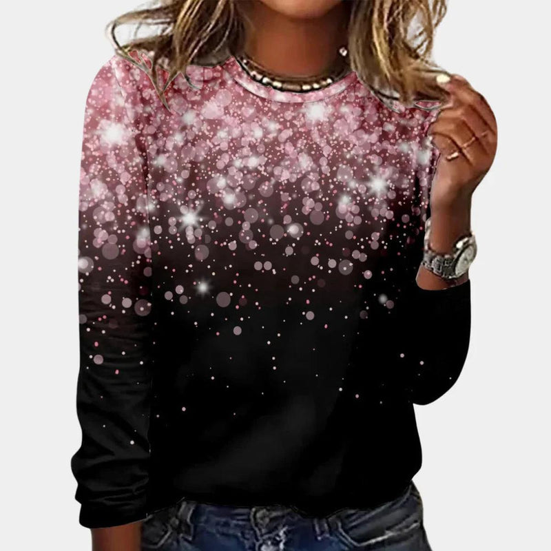 Women&#39;s Long Sleeve Blouse With Classic Collar