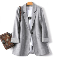 Women&#39;s Long Sleeve Casual Blazer