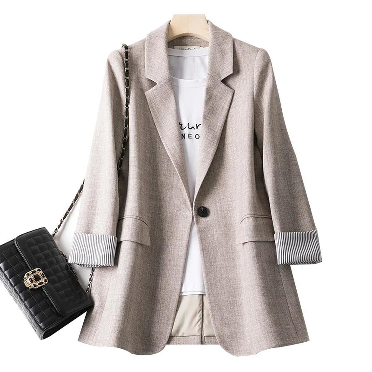 Women&#39;s Long Sleeve Casual Blazer