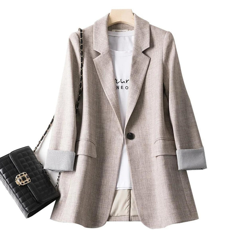 Women&#39;s Long Sleeve Casual Blazer